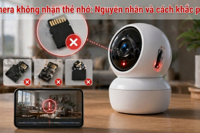 Camera không nhận thẻ nhớ: Nguyên nhân và cách khắc phục